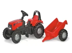 Rolly Kid Case Cvx 1170 Ride On Pedal Tractor &amp; Trailer