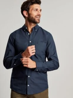 Joules Oxford Classic Fit Long Sleeve Shirt Navy -Home Tools And Supplies Store 190215s6
