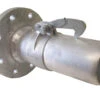 Wright Rain Flanged Coupler Male 5" X 100