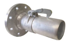 Wright Rain Flanged Coupler Male 5" X 100