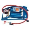 Draper Double Cylinder Foot Pump With Pressure Gauge -Home Tools And Supplies Store 25996 1