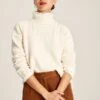 Joules Joyce Cream Roll Neck Jumper