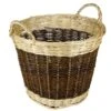 Two Tone Log Basket