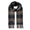 Joules Tytherton Navy Blue Wool Scarf -Home Tools And Supplies Store 432662s3