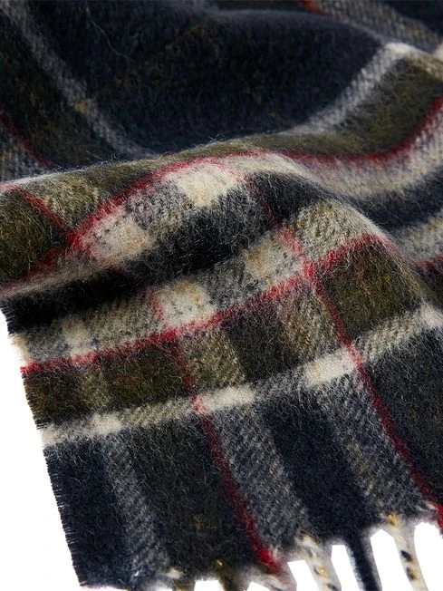 Joules Tytherton Navy Blue Wool Scarf 7 Joules Tytherton Navy Blue Wool Scarf - Image 5