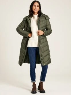 Joules Pembury Coat In Khaki Green -Home Tools And Supplies Store 820034s3