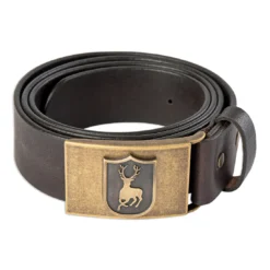 Deerhunter LEATHER BELT DARK BROWN 115CM