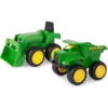 John Deere Mini Sandbox Tractor &amp; Dump Truck Toy -Home Tools And Supplies Store Tomy John Deere Mini Sandbox Tractor Dump Truck 500x