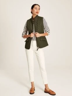 Joules Minx Gilet In Heritage Green -Home Tools And Supplies Store U75407s