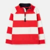 Joules Finn Striped 1/2 Zip Sweatshirt For Boys