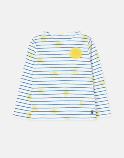 Joules Sun Stripe Harbour T-Shirt For Girls