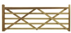 Wooden Gates Left Hand 3ft - 14ft