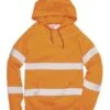Hi-Vis Hooded Sweatshirt Orange