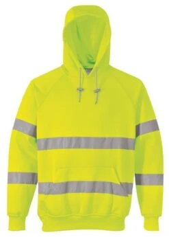 Hi-Vis Hooded Sweatshirt Yellow