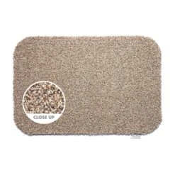 Hug Rug Plain Linen Eco Genics Barrier Mat 50cm X 75cm