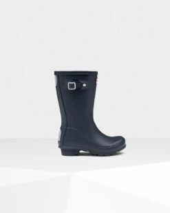 Hunter Original Kids Wellington Boots Navy