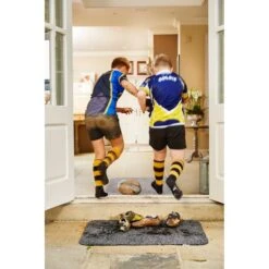 Hug Rug Plain Slate Eco Genetics Barrier Mat 50cm X 75cm -Home Tools And Supplies Store p 3 2 4 2 3242 Hug Rug Eco Genics Plain Slate 50cm x 75cm