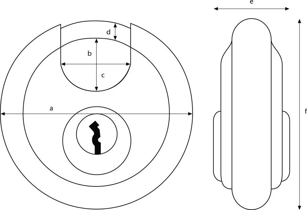 ABUS 23/70 Diskus Padlock 7 ABUS 23/70 Diskus Padlock - Image 5