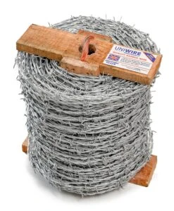 Uniwire Barbican Mild Steel Barbed Wire 2.5mm 200m Roll