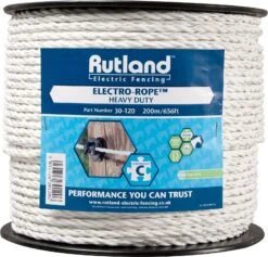 Rutland White Electro-Rope 200m/656ft