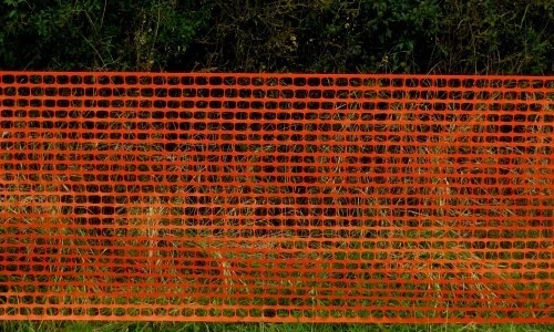 Orange Barrier Fencing Netting 1m X 50m 4 Orange Barrier Fencing Netting 1m X 50m - Image 2