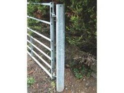 Galvanised Round Hanging Post 4.5" Diameter 6'6