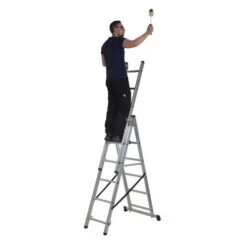 ABRU Combination Ladder 4-in-1 21014 -Home Tools And Supplies Store p 4 6 9 0 4690 ABRU Combination Ladder 4 in 1 21014