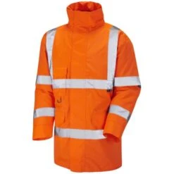 Hi Vis Parka Jacket Orange
