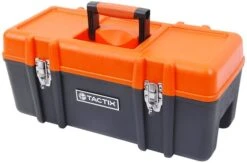 Tactix Plastic Toolbox 58cm (23") With Tray