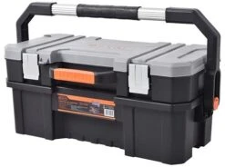 Tactix 2-in-1 Plastic Toolbox 61cm (24")