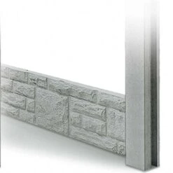 Rock Faced Gravel Board 12"