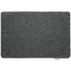 Hug Rug Plain Charcoal Runner 65cm X 150cm