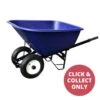 Plastic Wheelbarrow Two Wheels 200L - Blue 2 Plastic Wheelbarrow Two Wheels 200L - Blue -Home Tools And Supplies Store p 6 4 4 4 6444 Plastic Wheelbarrow Two Wheels 200L Blue