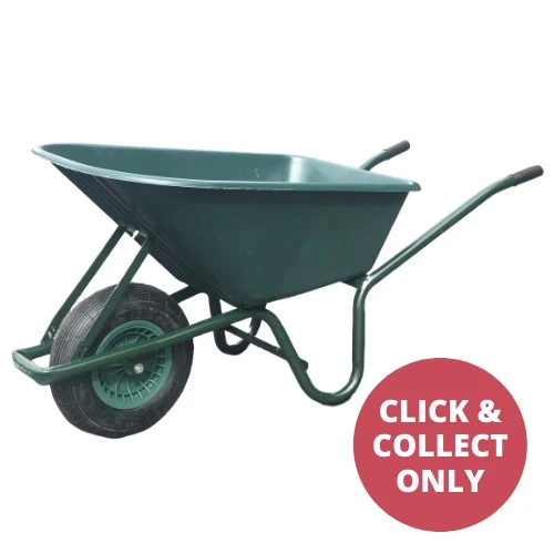 Plastic Wheelbarrow Single Wheel - Green 3 Plastic Wheelbarrow Single Wheel - Green