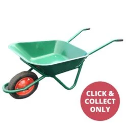 Steel Builders Barrow With Single Wheel 75L