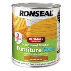 Ronseal Ultimate Garden Furniture Stain Natural Cedar 750ml