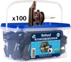 Rutland Bucket Wood Screw Tape Insulators
