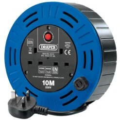 Draper 230V Twin Socket Cable Reel (10M)