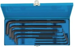 Draper Metric Extra Long Pattern Hexagon Key Set (10 Piece)