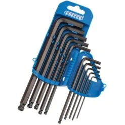 Draper Metric Hexagon And Ball End Hexagon Key Set (10 Piece)