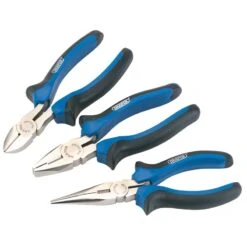 Draper Soft Grip Pliers Set (3 Piece)