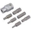 Draper 1/2" Sq. Dr. Metric Hexagon Bit Set (7 Piece) -Home Tools And Supplies Store p 7 6 5 1 7651 Draper 12 Sq. Dr. Metric Hexagon Bit Set 7 Piece