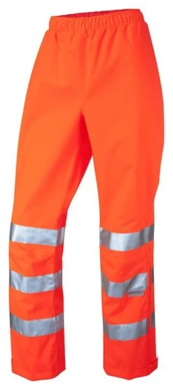 Ladies Breathable Hi-Vis Overtrousers Orange