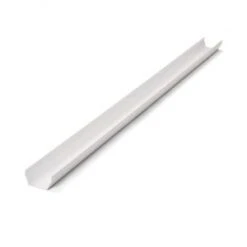 Polypipe 112mm X 4m Square Gutter, White