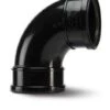 Polypipe 110mm Soil Double Socket 92.5 Bend, Black -Home Tools And Supplies Store p 8 8 1 7 8817 Polypipe 110mm Soil Double Socket 92.5° Bend Black