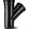 Polypipe 110mm Soil 135 Equal Single Branch, Black -Home Tools And Supplies Store p 8 8 4 8 8848 Polypipe 110mm Soil 135° Equal Single Branch Black