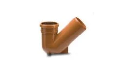 Polypipe 110mm Underground 45 Universal Gully Trap, Terracotta