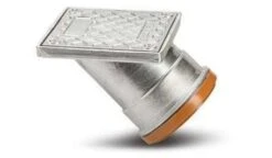 Polypipe 110mm 45 Square Sealed Rodding Eye