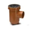 Polypipe 110mm Underground Bottle Gully With Plastic Grid, Terracotta -Home Tools And Supplies Store p 8 8 8 0 8880 Polypipe 110mm Underground Bottle Gully With Plastic Grid Terracotta