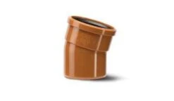 Polypipe 160mm 15 Bend Single Socket